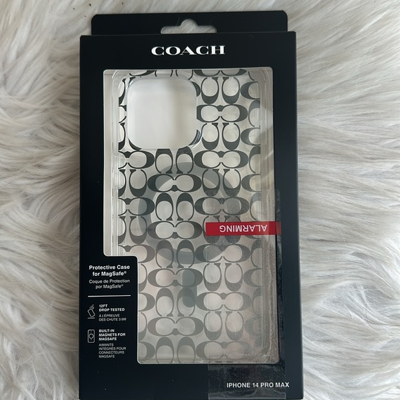 COACH IPHONE 14 PRO MAX PROTECTIVE CASE - Picture 1 of 10